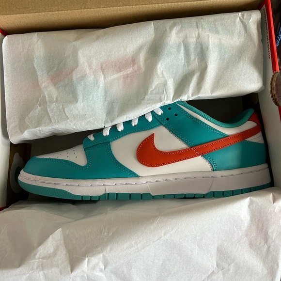 Nike Dunk Low Retro - Dolphin Dunks Size: 12 - Picture 5 of 7